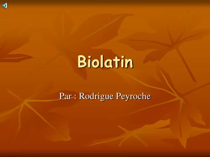 biolatin