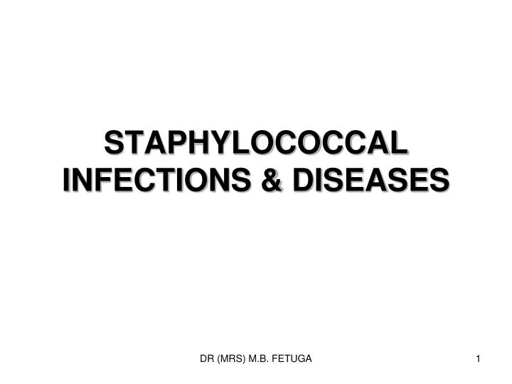 staphylococcal infections diseases