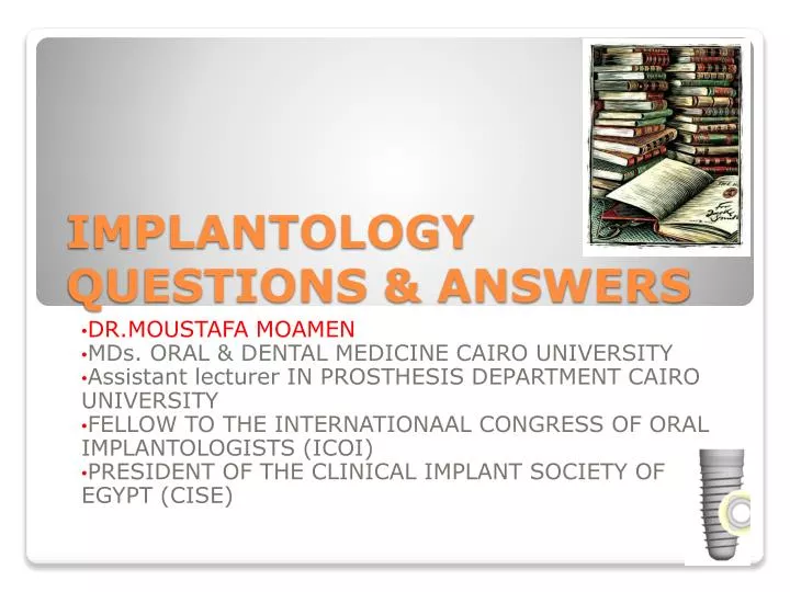 implantology questions answers