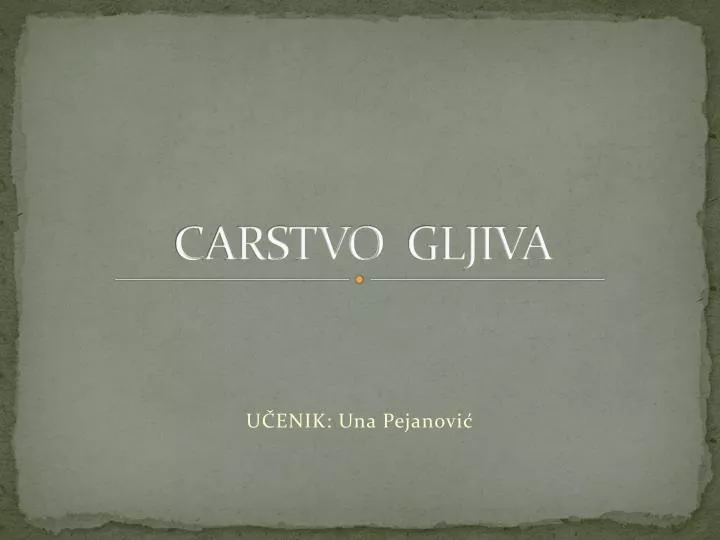 carstvo gljiv a