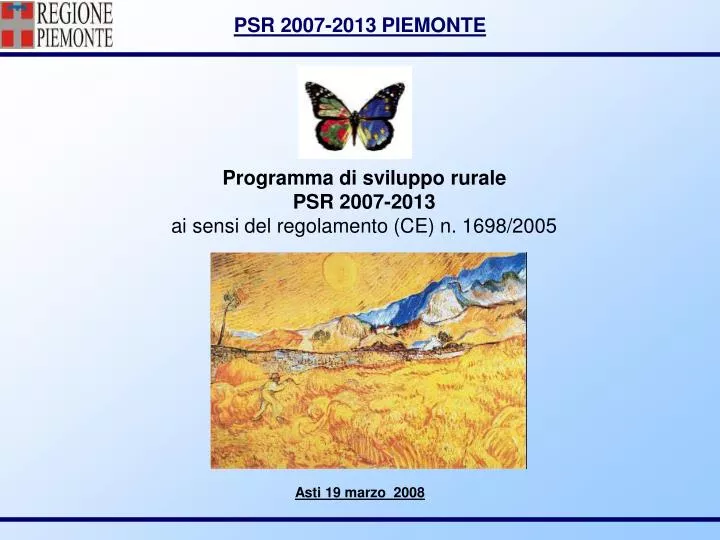 programma di sviluppo rurale psr 2007 2013 ai sensi del regolamento ce n 1698 2005