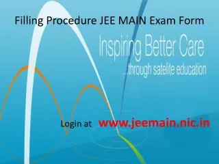 Filling Procedure JEE MAIN Exam Form
