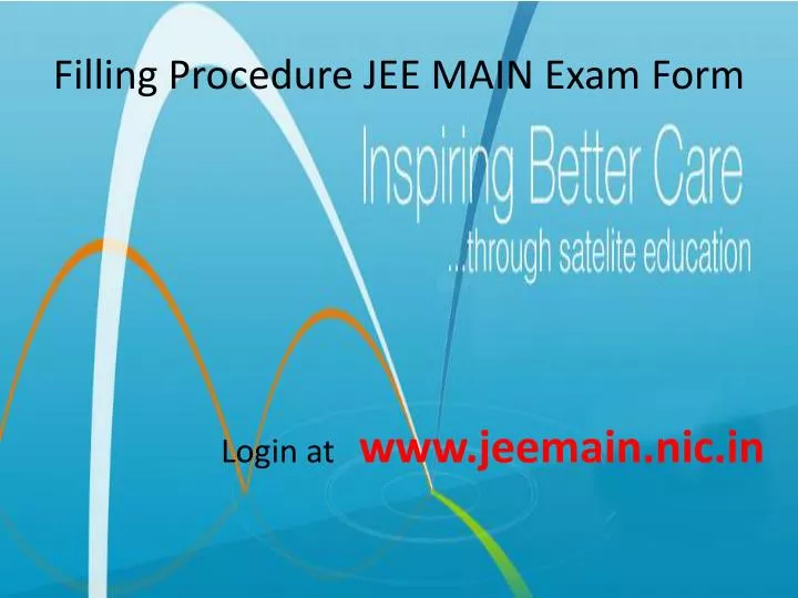 filling procedure jee main exam form