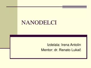 nanodelci