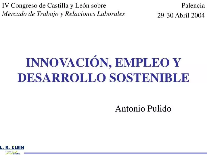 innovaci n empleo y desarrollo sostenible