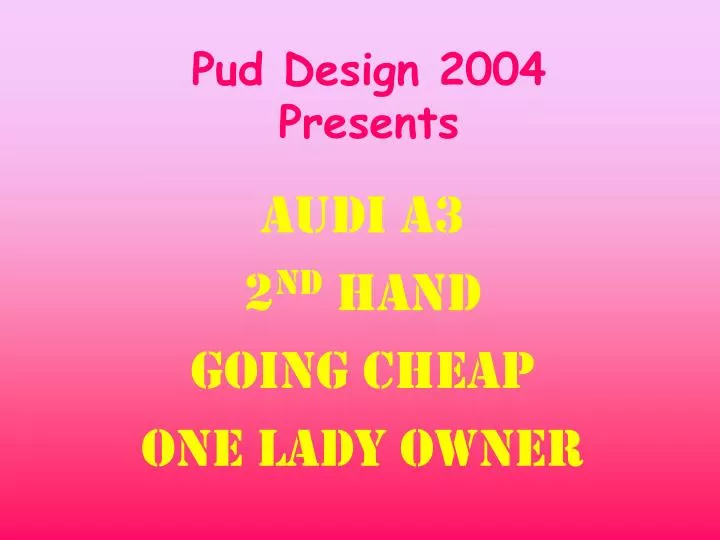 pud design 200 4 presents