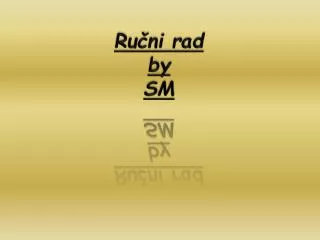ru ni rad by sm
