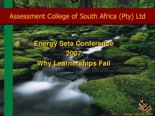 Assessment College of South Africa (Pty) Ltd