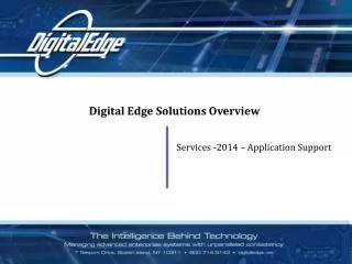Digital Edge Solutions Overview