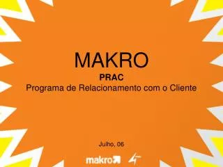 makro prac programa de relacionamento com o cliente