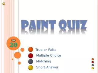 paint quiz