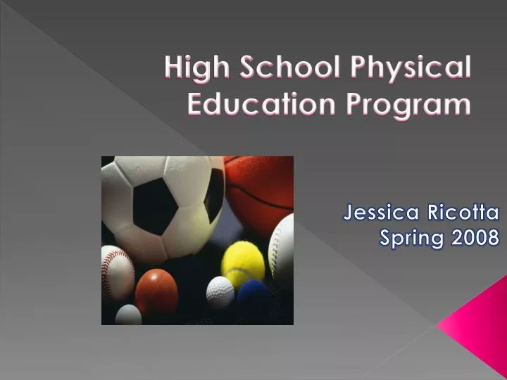 high school physical education program