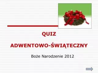 quiz adwentowo wi teczny