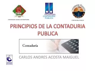 principios de la contaduria publica
