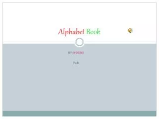 alphabet book