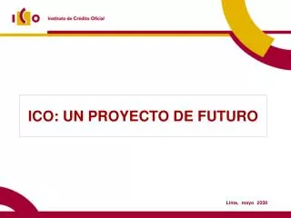 ico un proyecto de futuro