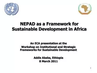 NEPAD as a Framework for Sustainable Development in Africa