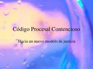 c digo procesal contencioso