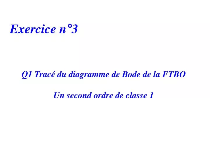 exercice n 3