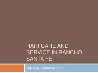 Rancho Santa Fe Hair Salon