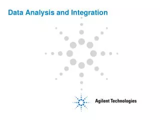 Data Analysis and Integration