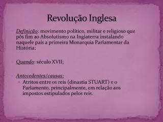 revolu o inglesa