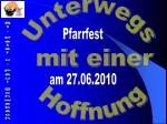 Unterwegs mit einer Hoffnung - slide 1