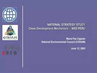 NATIONAL STRATEGY STUDY Clean Development Mechanism - NSS PERU