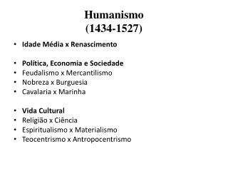 humanismo 1434 1527