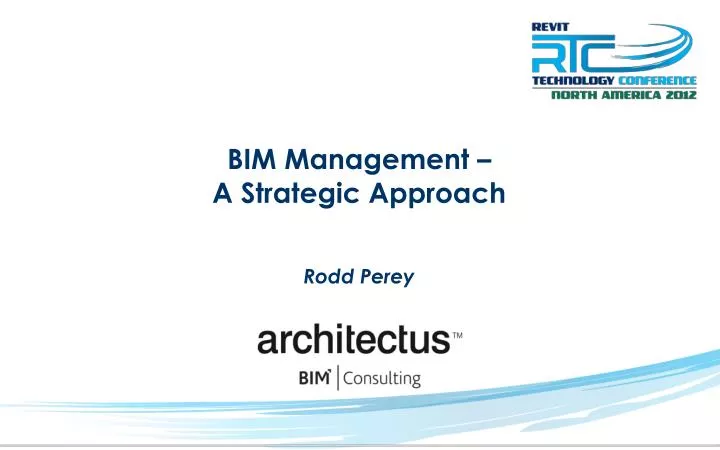 bim management a strategic approach