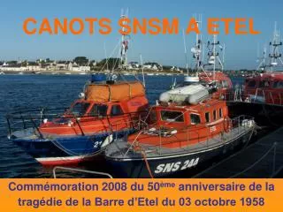 canots snsm a etel
