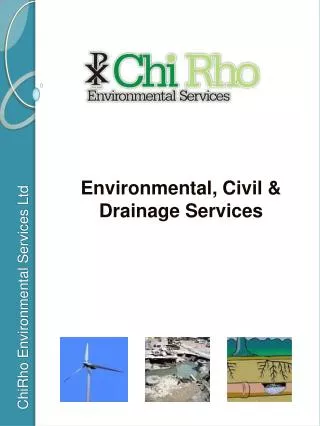 Environmental, Civil &amp; Drainage Services