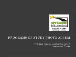 programs of study photo album