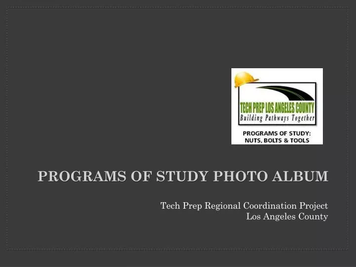 programs of study photo album