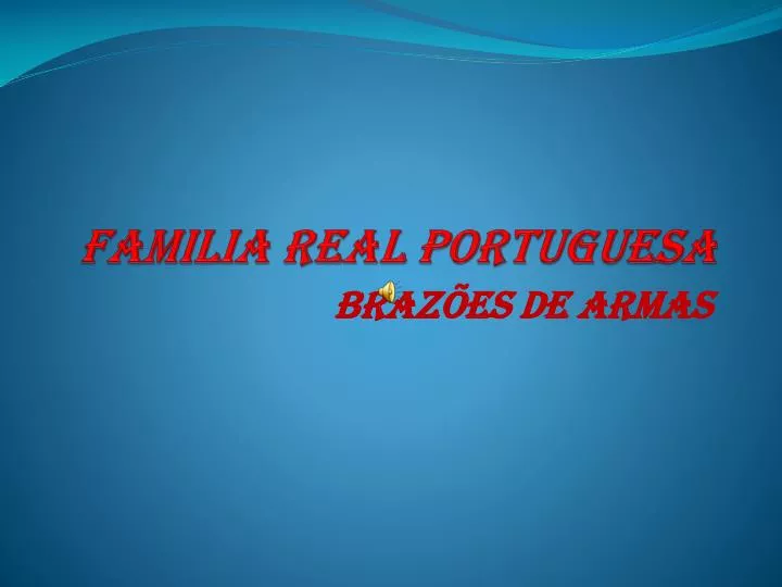 familia real portuguesa