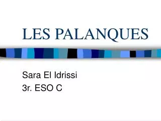 les palanques