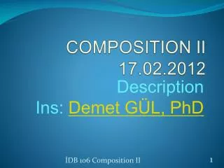 COMPOSITION II 17.02.2012