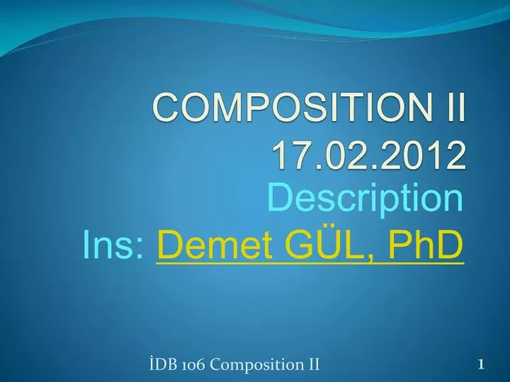composition ii 17 02 2012