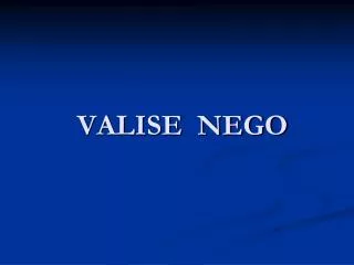 valise nego