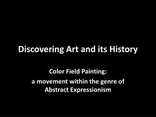 Discovering Art and its History