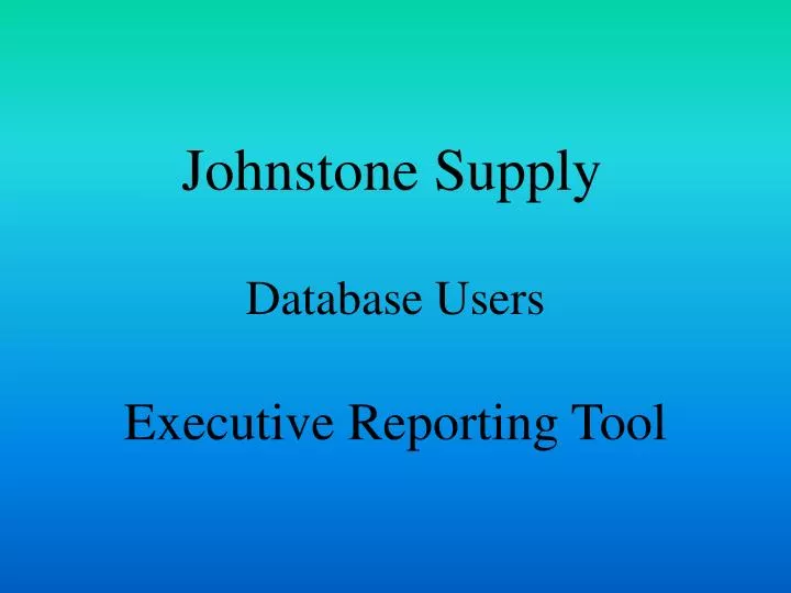 johnstone supply