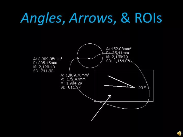 angles arrow s rois