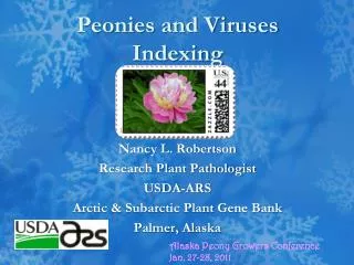 Peonies and Viruses Indexing