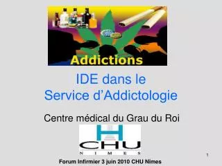 ide dans le service d addictologie