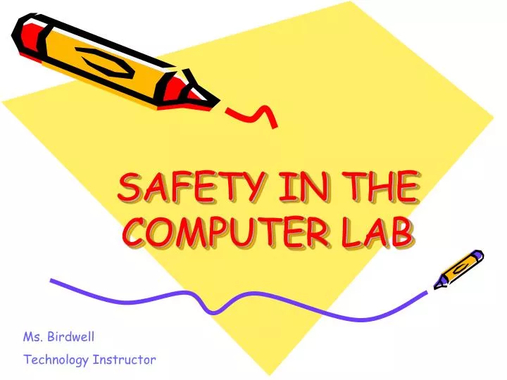 safety in the computer lab