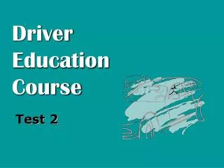 Driver Education Course