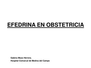 gabino mozo herrera hospital comarcal de medina del campo