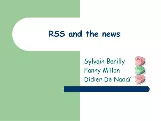 RSS and the news