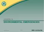 ENVIRONMENTAL EMERGENCIES