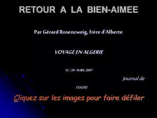 retour a la bien aimee